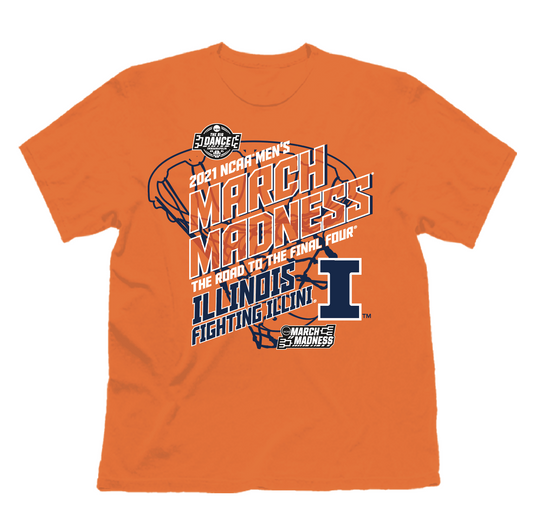 The Official Illinois March Madness Basketball T-Shirt