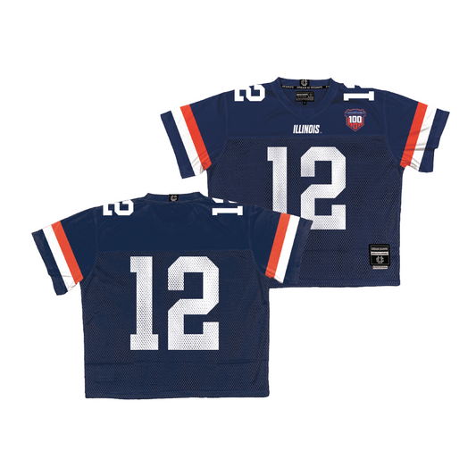 Illinois Throwback Football Jersey - Trey Petty