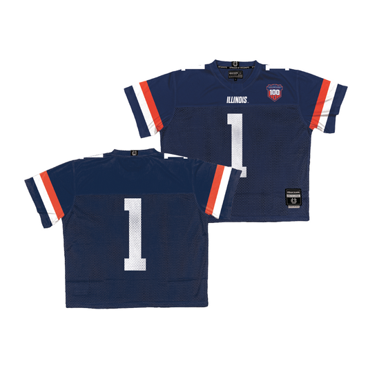 Illinois Throwback Football Jersey - Kaleb Patterson