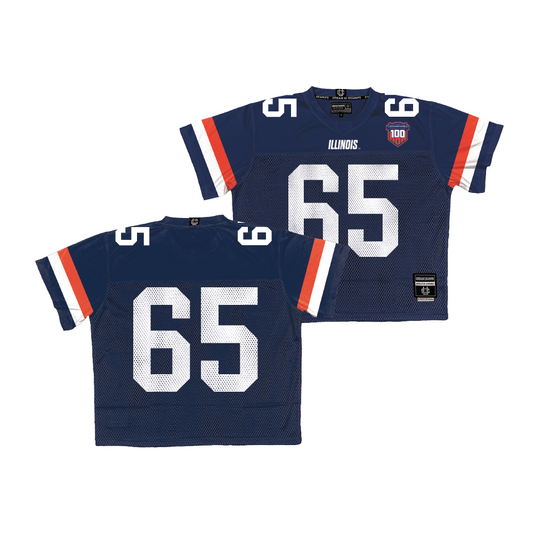 Illinois Throwback Football Jersey - Kellen Francis | #65