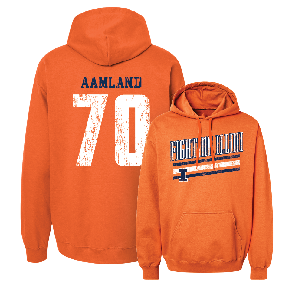 Orange Slant Hoodie - Zach Aamland