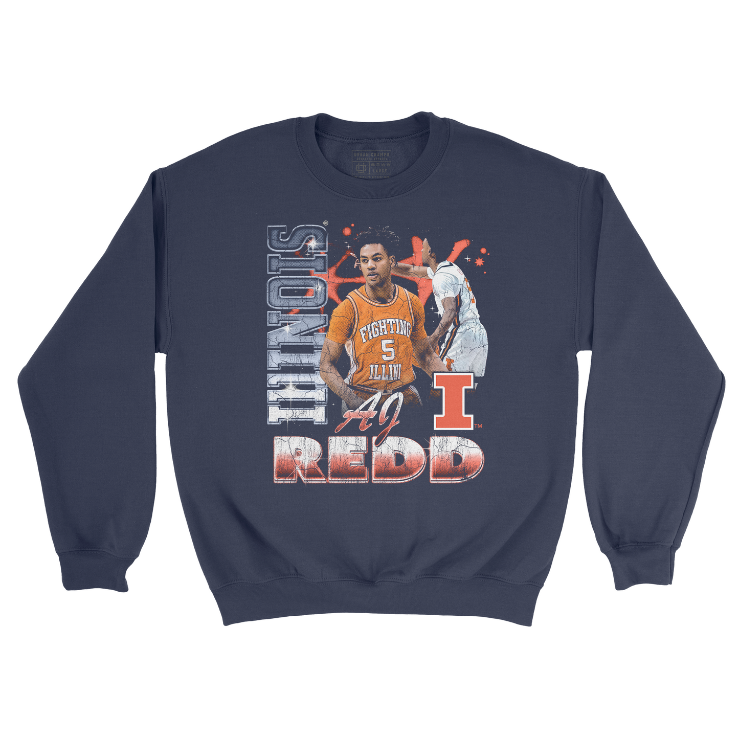 EXCLUSIVE RELEASE: AJ Redd 90s Retro Navy Crew