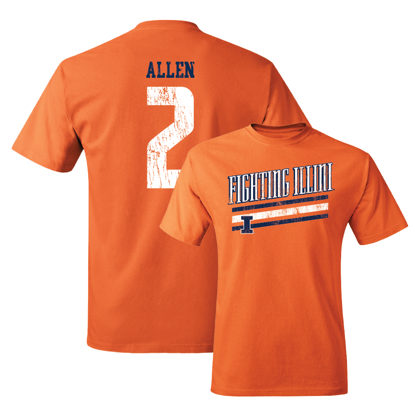 Orange Slant Tee - Cori Allen