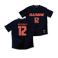 Navy Illinois Women's Soccer Jersey  - Mya Archibald