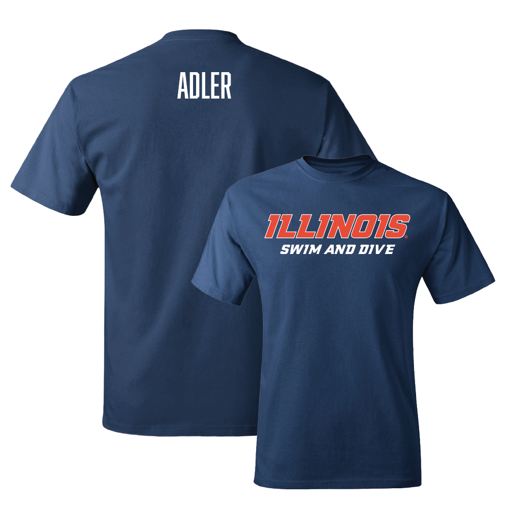 Navy Illinois Classic Tee  - Maggie Adler