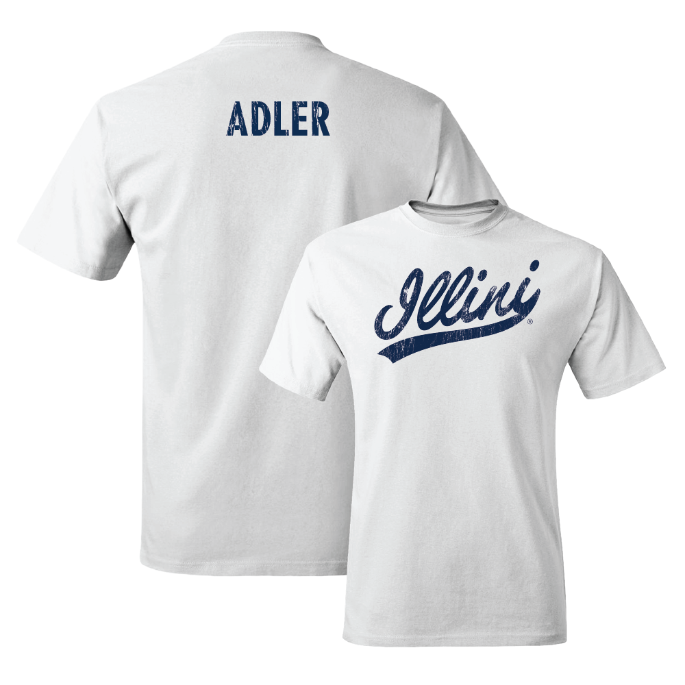 White Script Comfort Colors Tee  - Maggie Adler