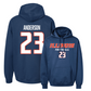 Navy Illinois Classic Hoodie    - Jordan Anderson