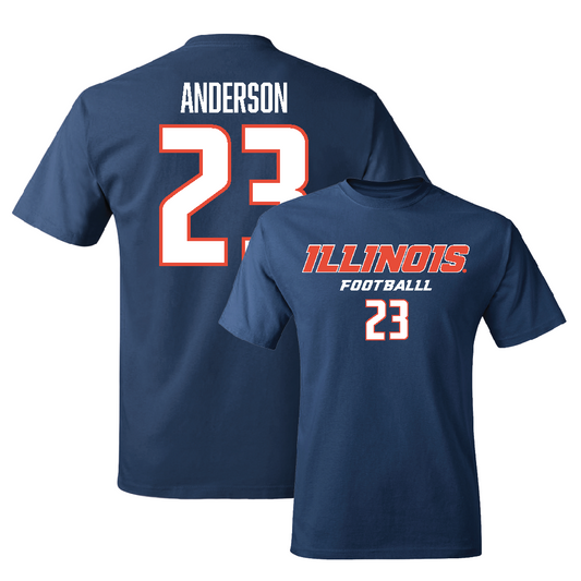 Navy Illinois Classic Tee    - Jordan Anderson