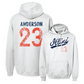 White Script Hoodie    - Jordan Anderson