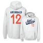 White Script Hoodie  - Mya Archibald