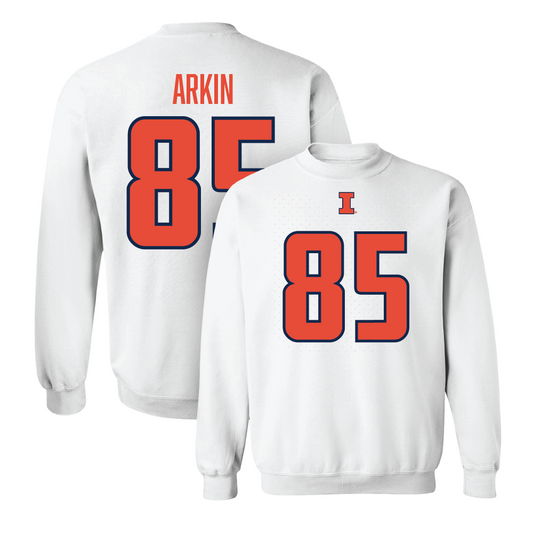 White Illinois Player Crew     - Tanner Arkin