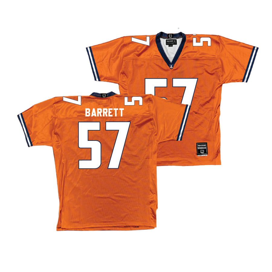 Orange Football Fighting Illini Jersey    - Zach Barrett