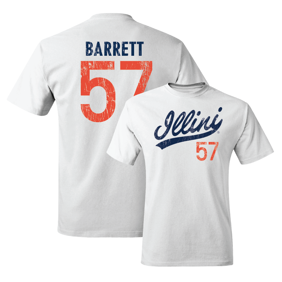 White Script Comfort Colors Tee    - Zach Barrett