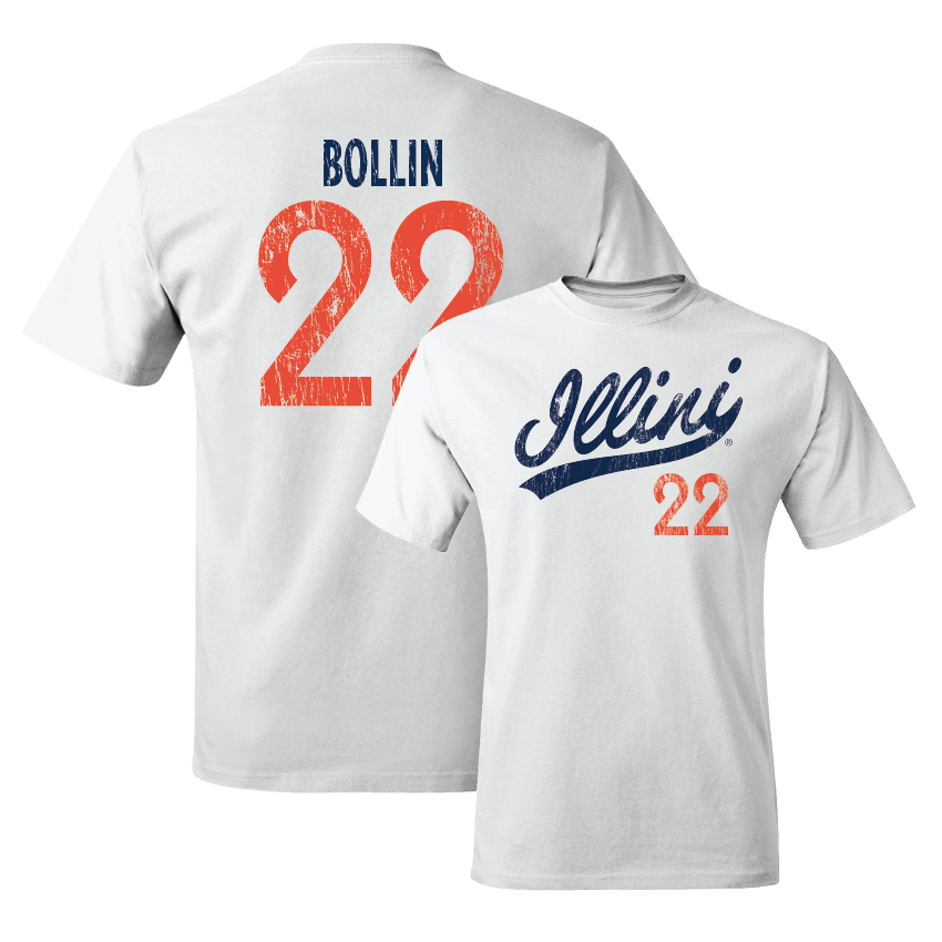 Script White Comfort Colors Tee - Shay Bollin