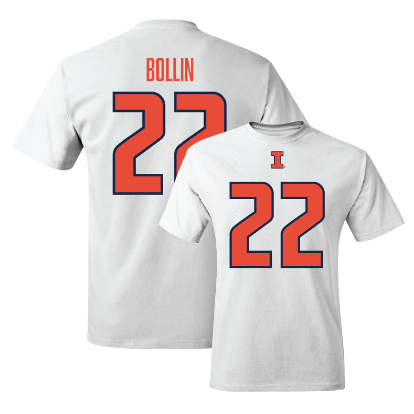 Illinois White Shirsey Comfort Colors Tee - Shay Bollin