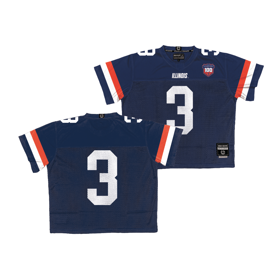 Illinois Throwback Football Jersey - Alec Bryant #3