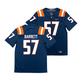 Nike Illinois Navy NIL Game Replica Football Jersey - Zach Barrett