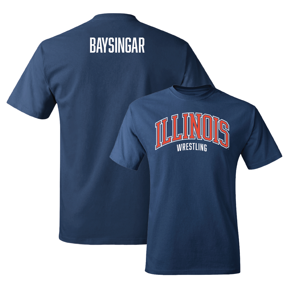 Navy Illinois Arch Tee  - Will Baysingar