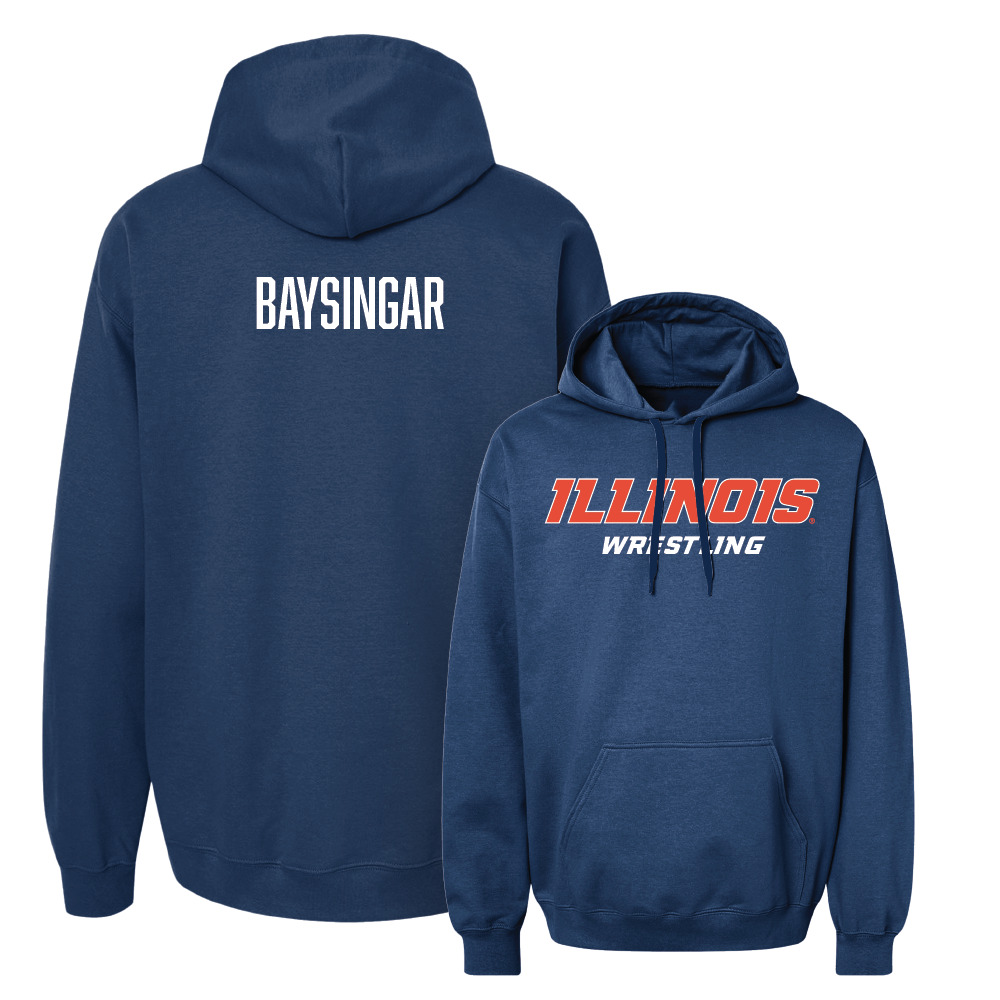 Navy Illinois Classic Hoodie  - Will Baysingar