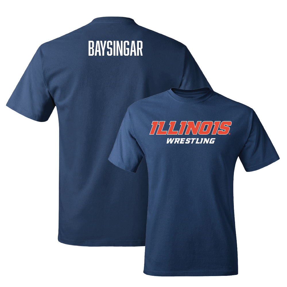 Navy Illinois Classic Tee  - Will Baysingar