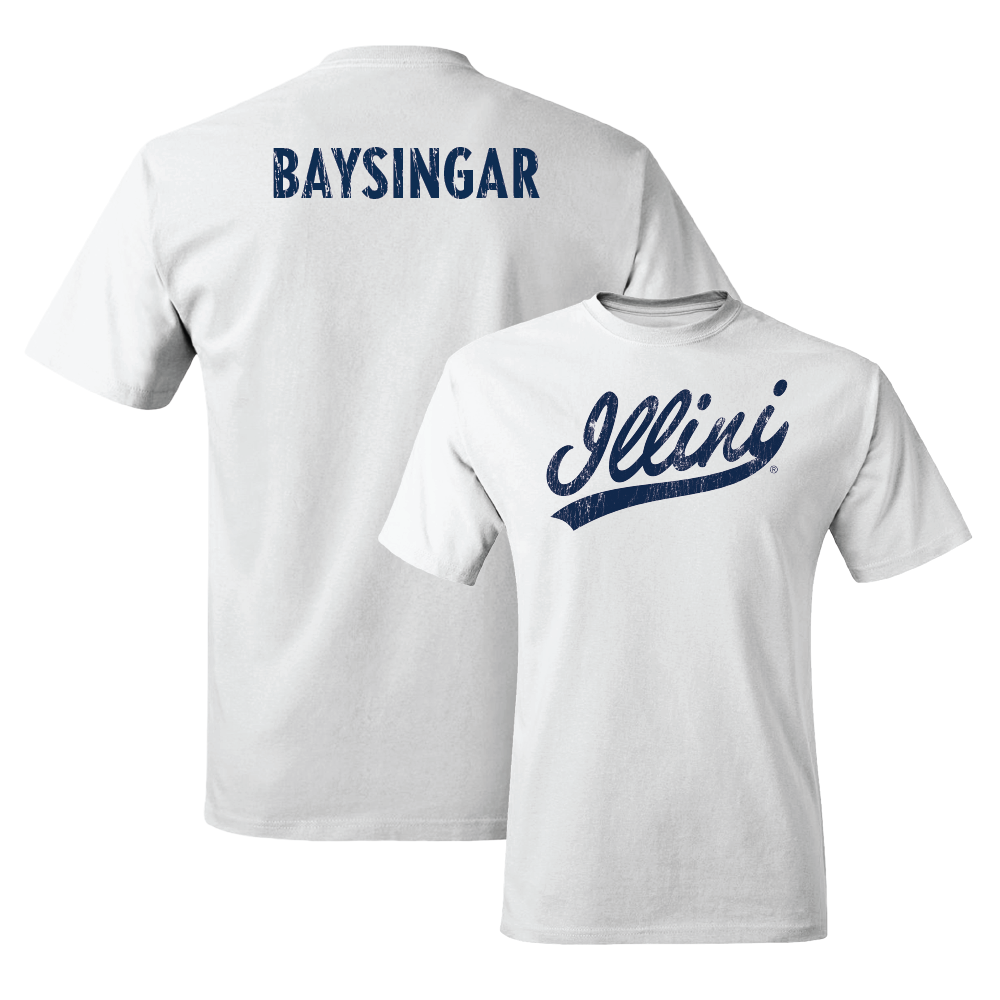 White Script Comfort Colors Tee  - Will Baysingar