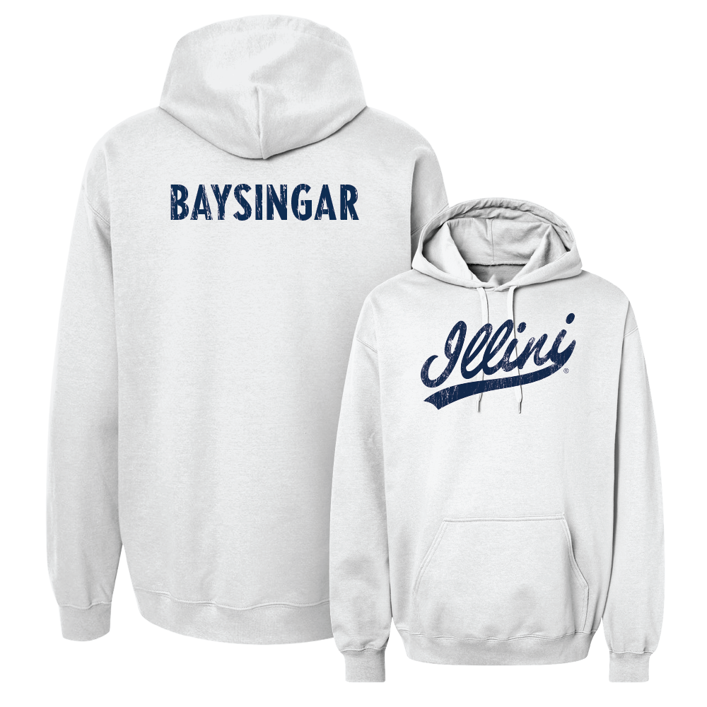 White Script Hoodie  - Will Baysingar