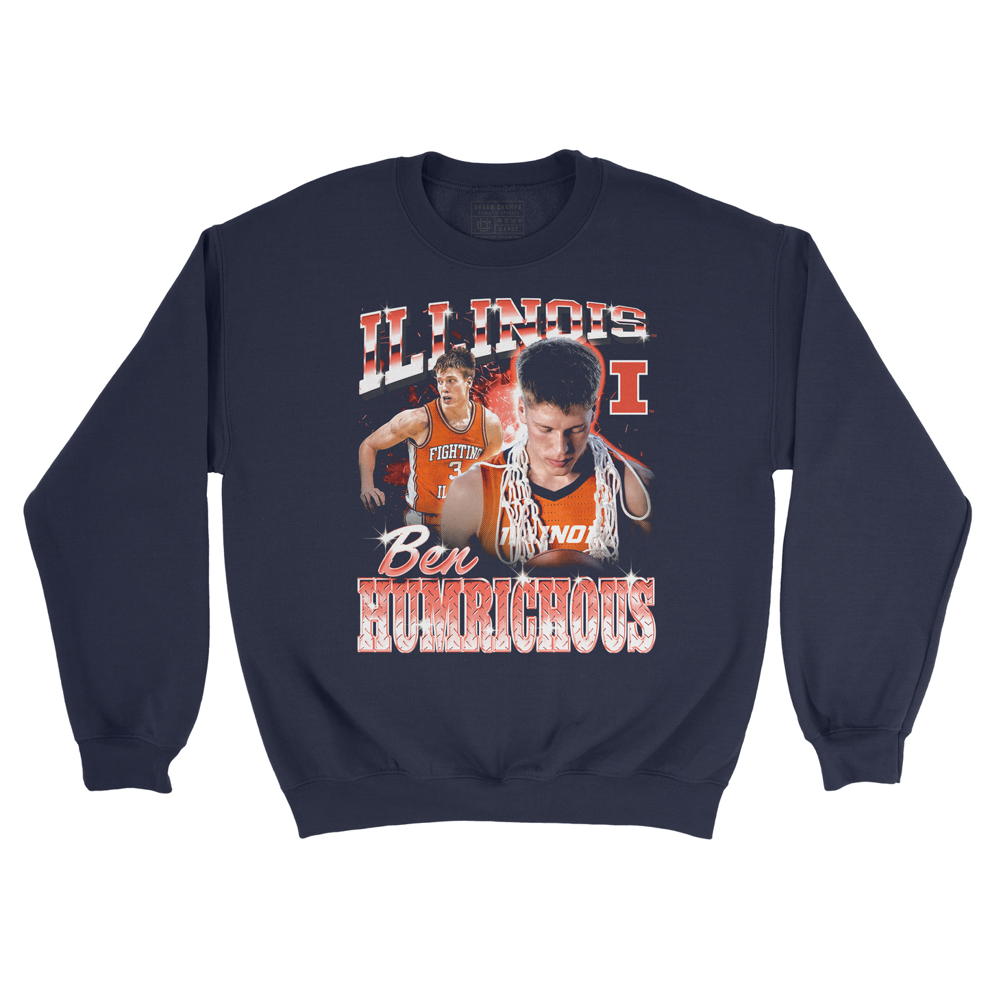 EXCLUSIVE RELEASE: Ben Humrichous 90s Retro Navy Crew