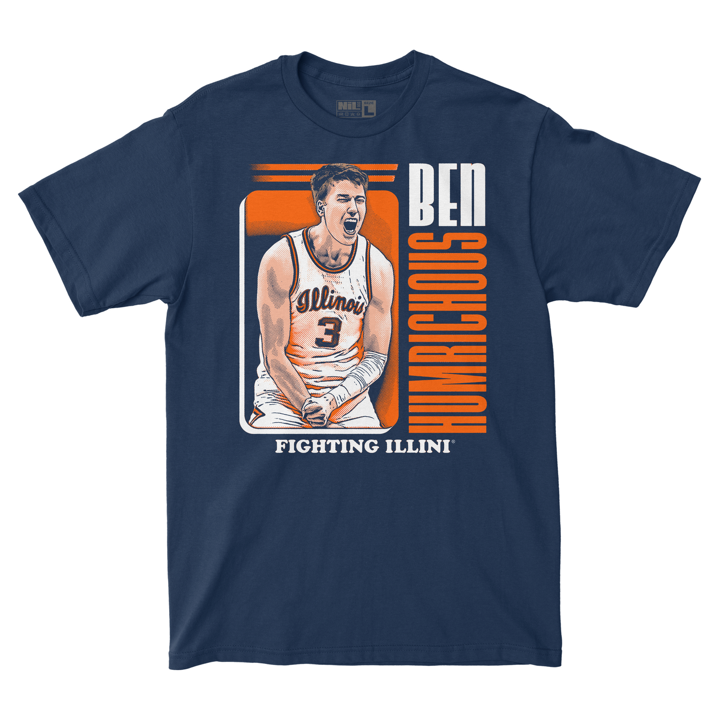 EXCLUSIVE RELEASE: Ben Humrichous Illustrated Navy Tee