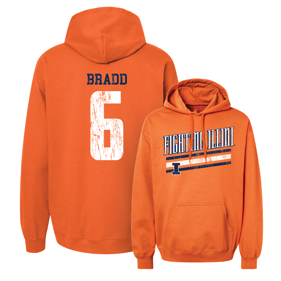 Orange Slant Hoodie  - Asher Bradd