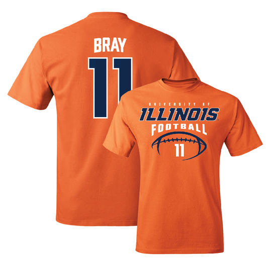 Orange Illinois Football Tee    - Alexander Bray