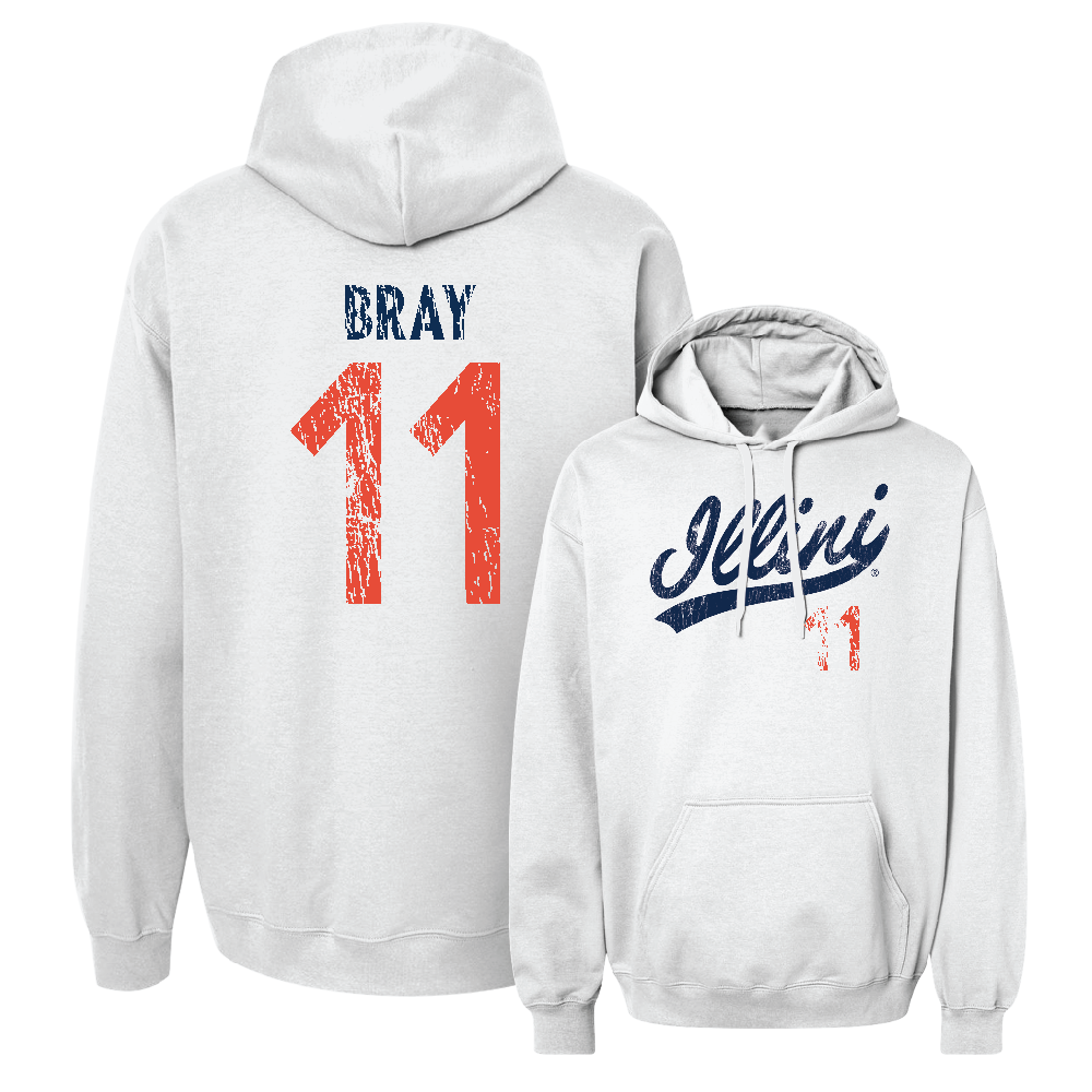 White Script Hoodie    - Alexander Bray