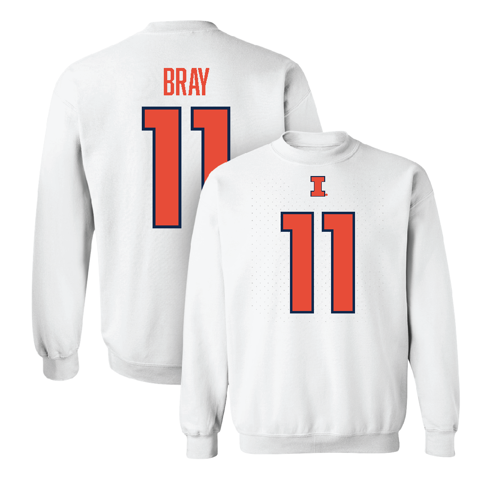 White Illinois Player Crew     - Alexander Bray