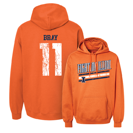 Orange Slant Hoodie    - Alexander Bray