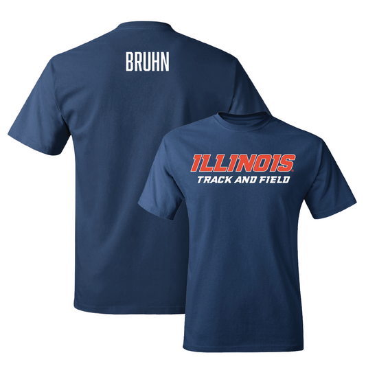 Navy Illinois Classic Tee  - Mabry Bruhn