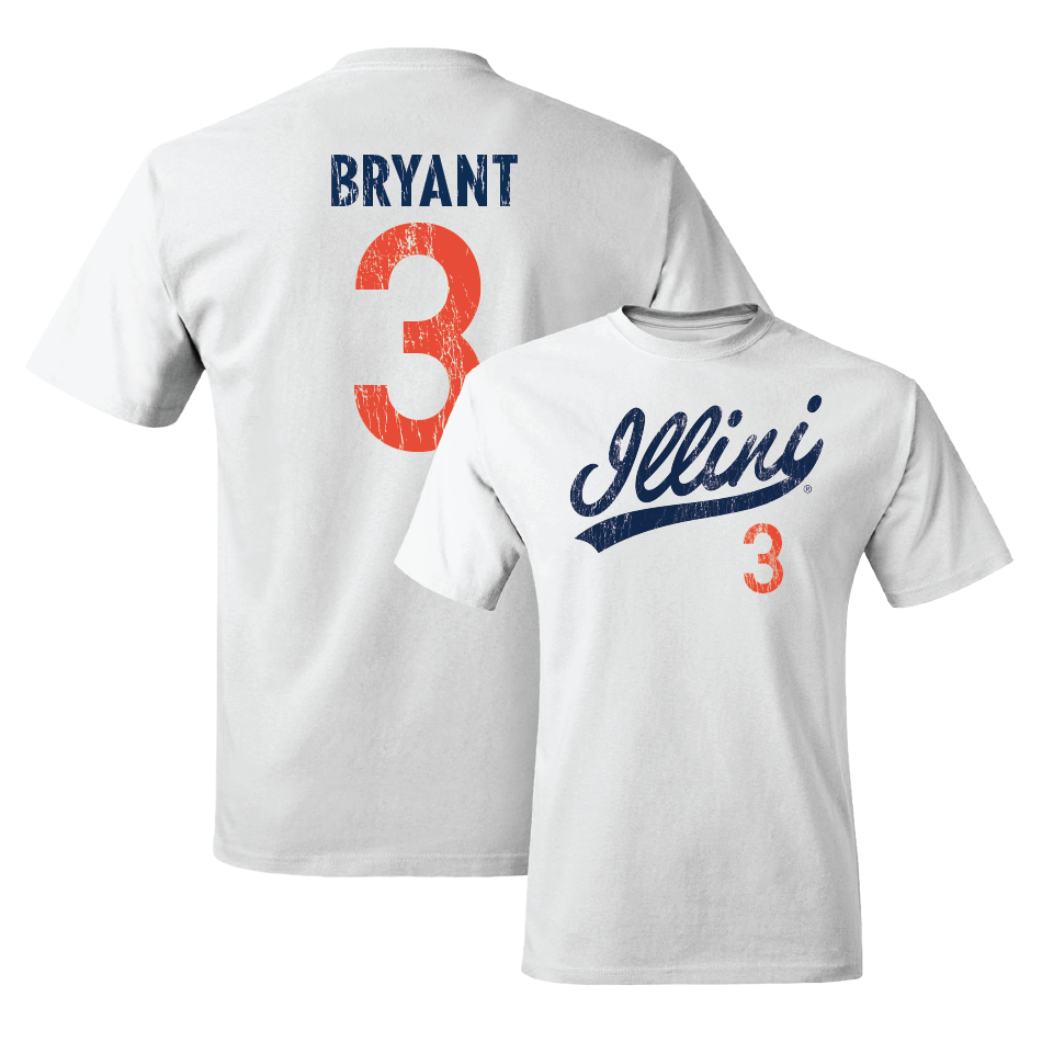 White Script Comfort Colors Tee - Alec Bryant #3