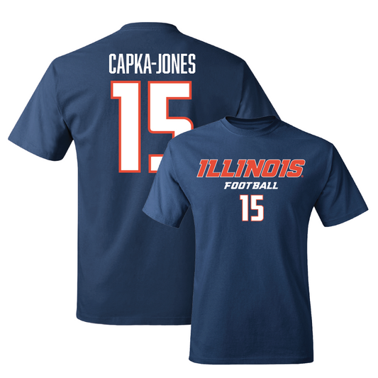 Navy Illinois Classic Tee    - Alex Capka-Jones