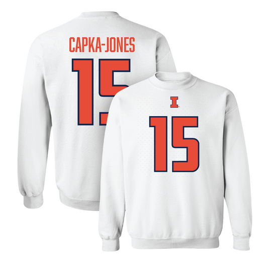 White Illinois Player Crew     - Alex Capka-Jones