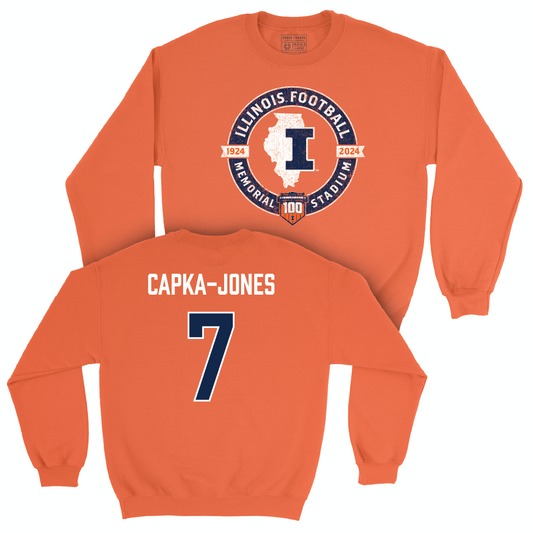 Illinois Football 100th Anniversary Orange Tradition Crew - Alex Capka-Jones | #7