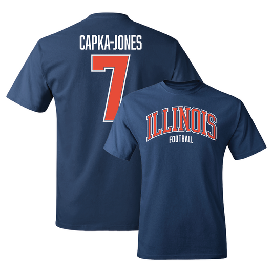 Navy Illinois Arch Tee    - Alex Capka-Jones