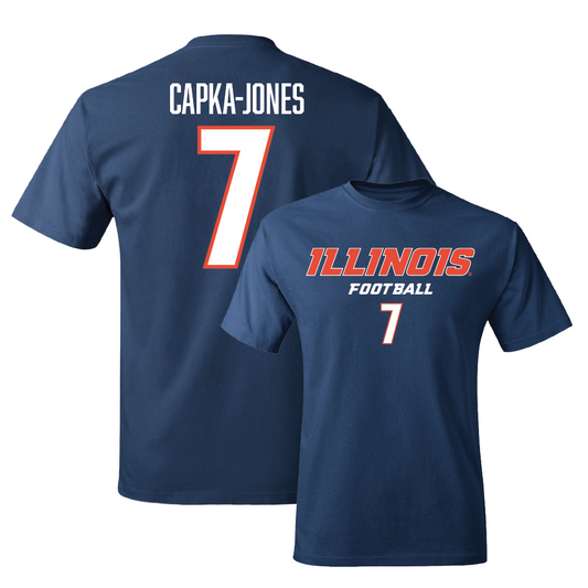 Navy Illinois Classic Tee    - Alex Capka-Jones