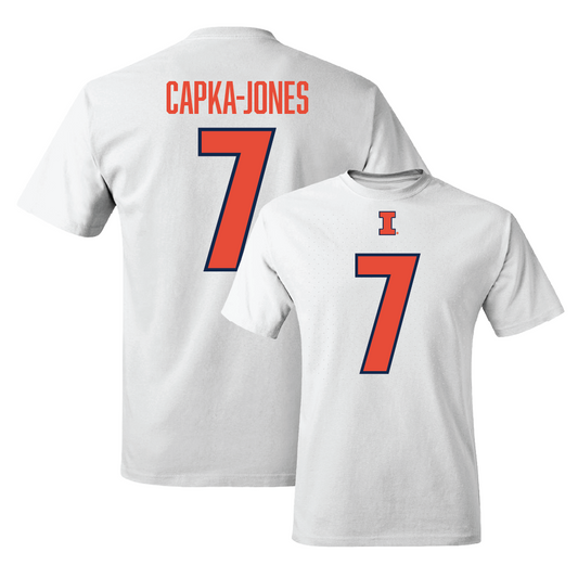 White Illinois Player Tee     - Alex Capka-Jones