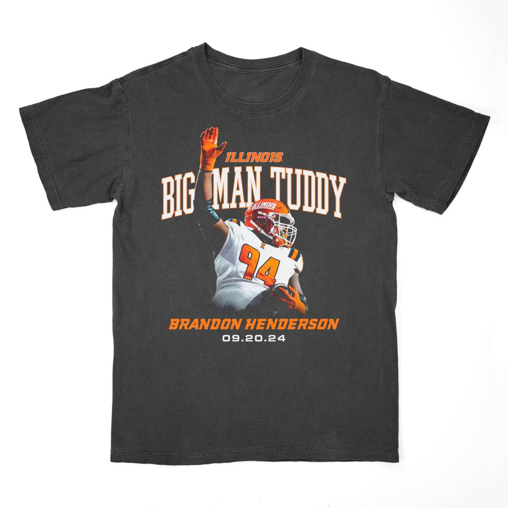 EXCLUSIVE RELEASE: Brandon Henderson - Big Man Tuddy Tee - Black