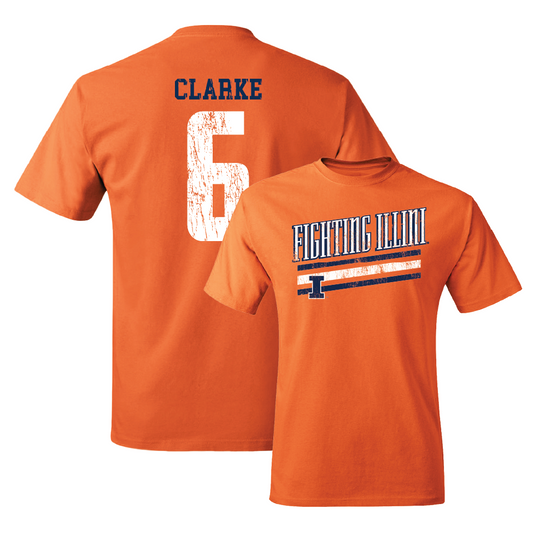 Orange Slant Tee   - Jaheim Clarke