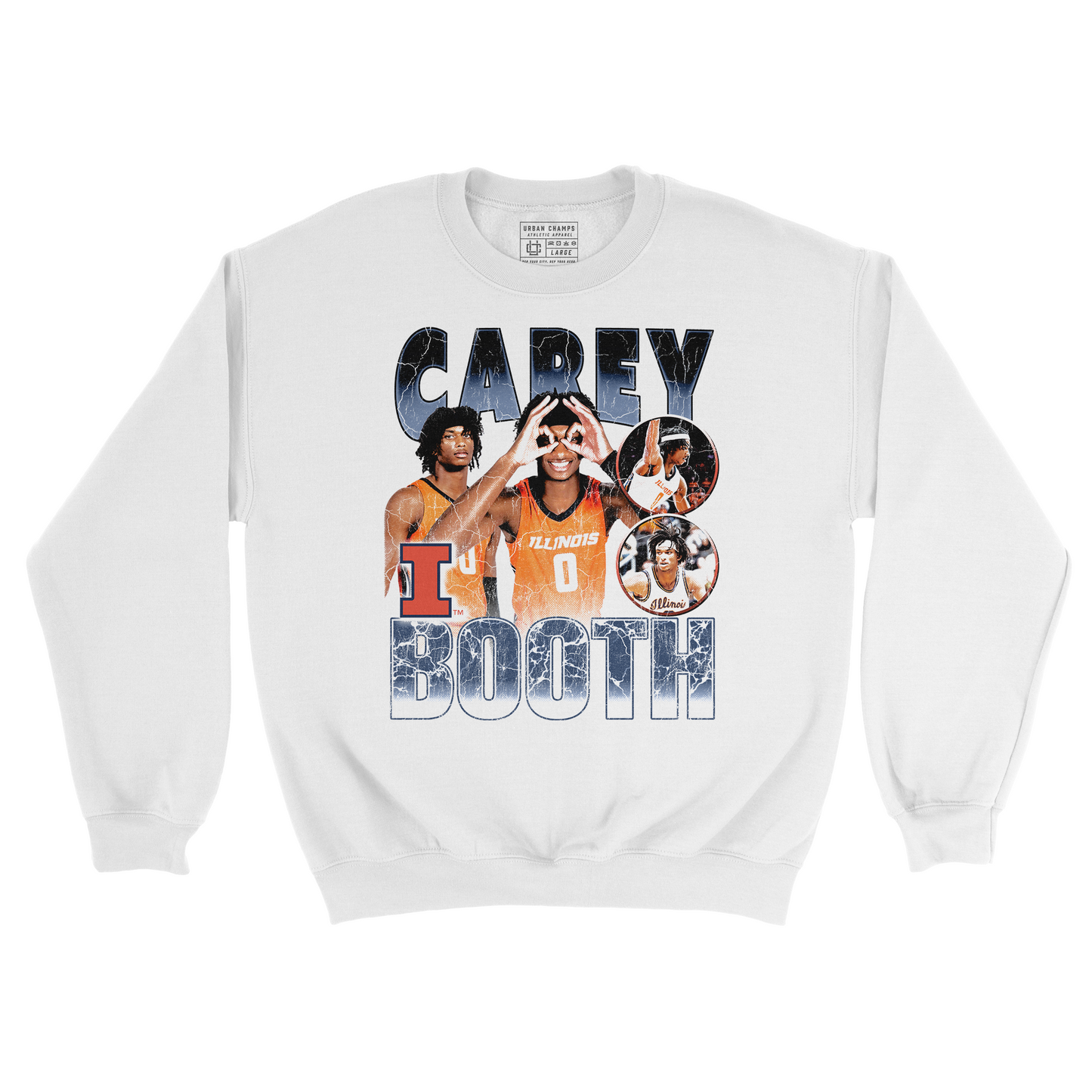 EXCLUSIVE RELEASE: Carey Booth 90s Retro White Crew