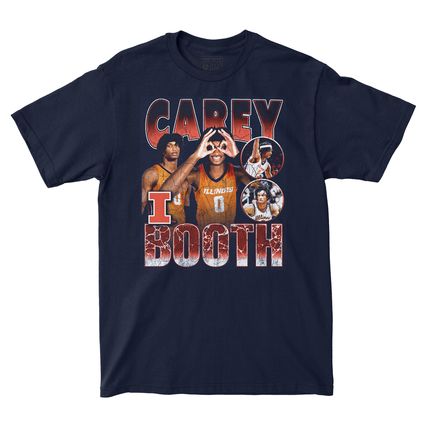 EXCLUSIVE RELEASE: Carey Booth 90s Retro Navy Tee