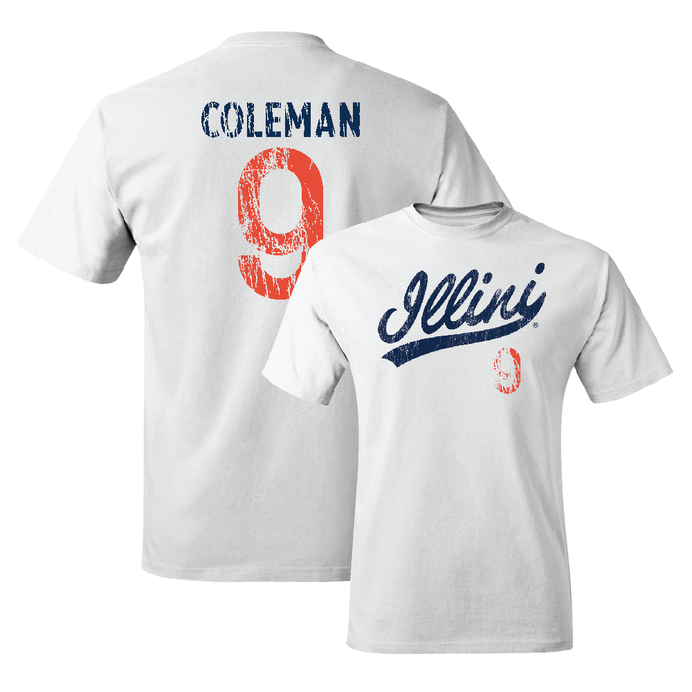 White Script Comfort Colors Tee    - Seth Coleman