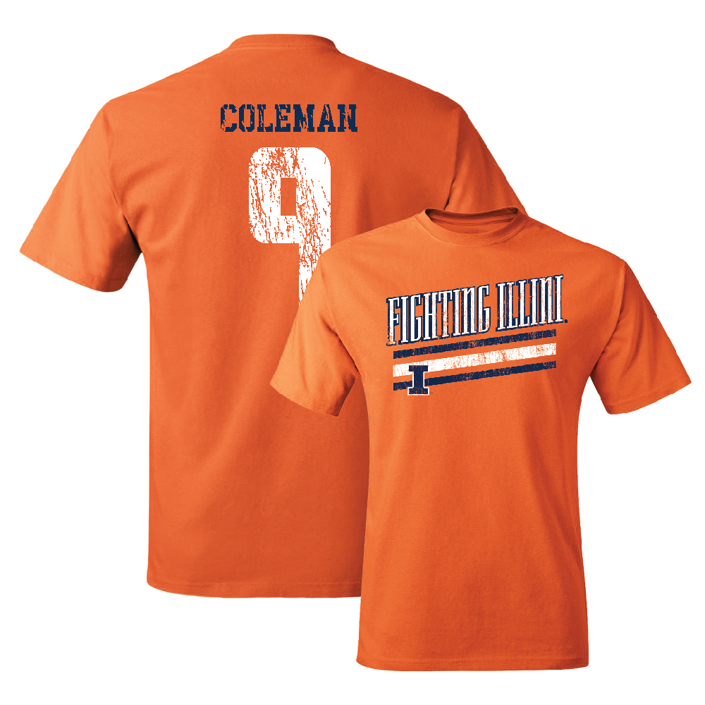 Orange Slant Tee    - Seth Coleman