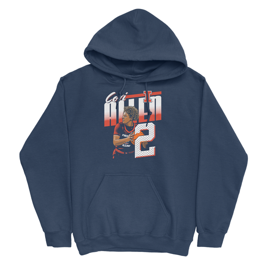 EXCLUSIVE RELEASE: Cori Allen Illustrated Navy Hoodie