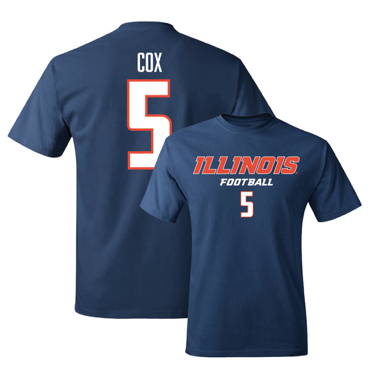 Navy Illinois Classic Tee    - Torrie Cox