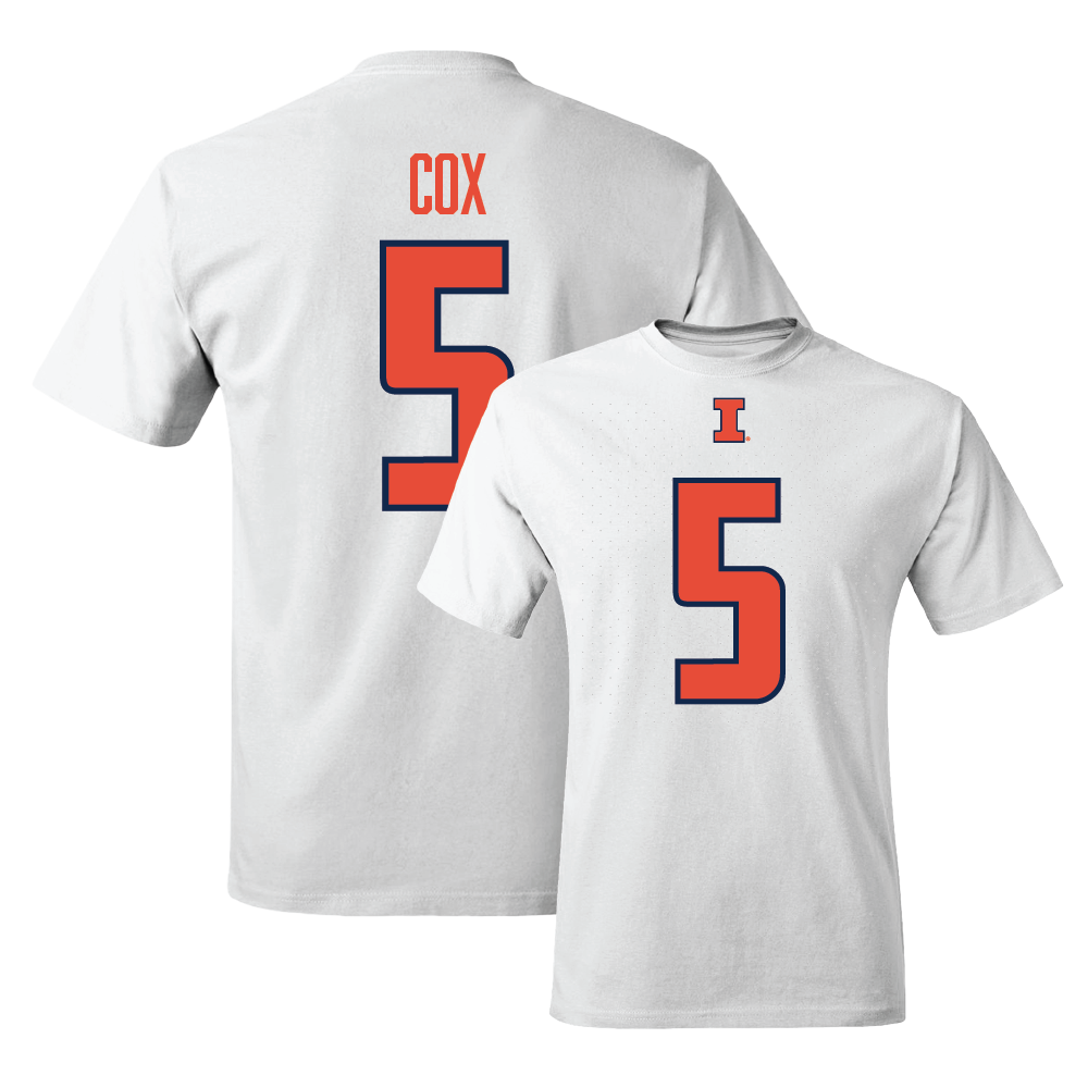 White Illinois Player Tee     - Torrie Cox